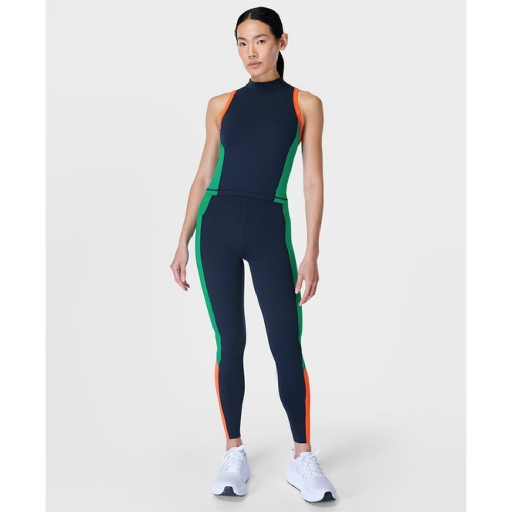 Sweaty BettyT-shirt de Mulher Power Zip Back Workout Tank Top - Picture 4 of 7